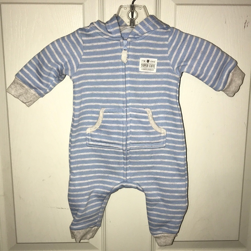 Carters Zip Onesie NWOT